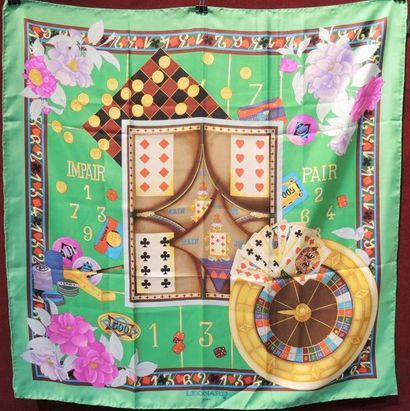 LEONARD vintage
CARRE en soie imprimée polychrome...
