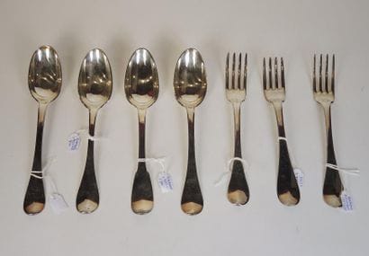 COUVERTS XVIIIème siècle. BORDEAUX
Lot en...