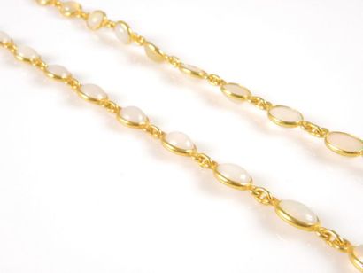 COLLIER OPALES
Collier en argent doré 925/°°...