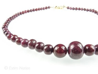 COLLIER RUBIS
Collier en chute composé de...
