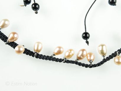 COLLIER PERLES
Collier shamballa composé...