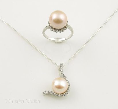 ENSEMBLE BAGUE COLLIER
Ensemble en argent...