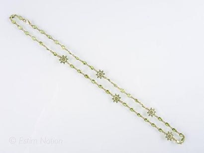 COLLIER PERIDOTS
Collier en argent 925/°°...