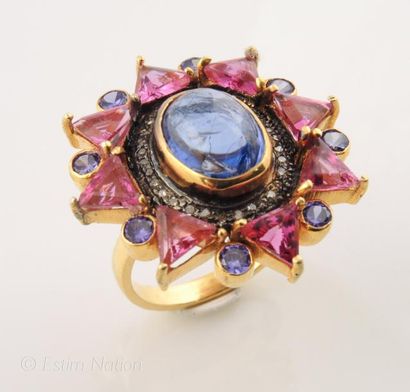 BAGUE TANZANITE TOURMALINES
Bague en argent...