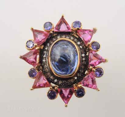 BAGUE TANZANITE TOURMALINES
Bague en argent...