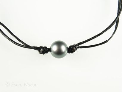 BRACELET PERLE TAHITI
Bracelet cordon en...