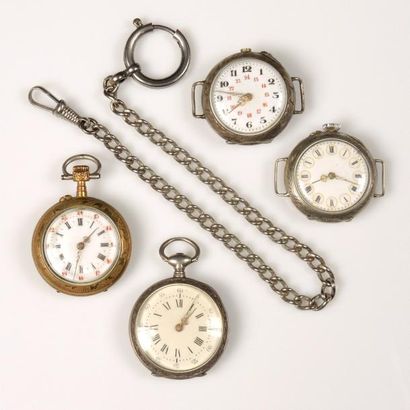 MONTRES ANCIENNES
Lot composé de 4 montres...