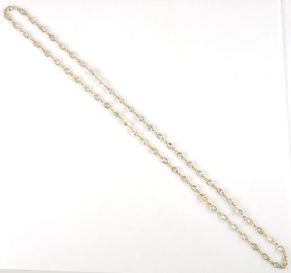COLLIER TOPAZES
Collier en argent doré 925/°°...