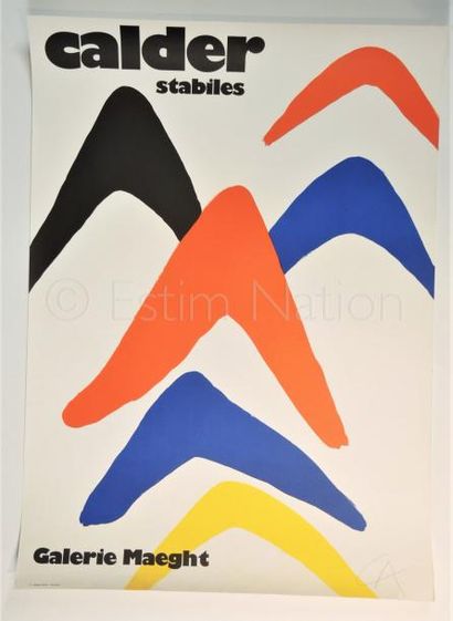 CALDER Alexander (1898 – 1986) & GALERIE...