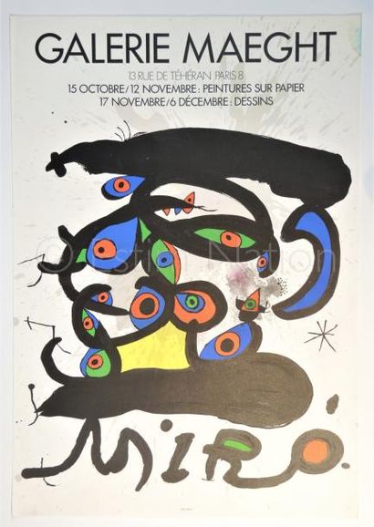 JOAN MIRO (1893 – 1983) & GALERIE MAEGHT
AFFICHE...
