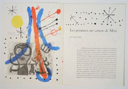 DERRIERE LE MIROIR - N° 151- 152 - MIRO -...