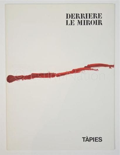 DERRIERE LE MIROIR - N° 180 - TAPIES - 1969
Poème...