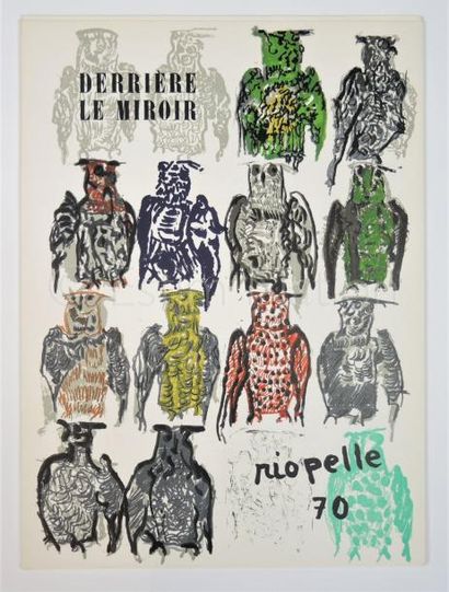 DERRIERE LE MIROIR - N° 185 - RIOPELLE -1970
Texte...