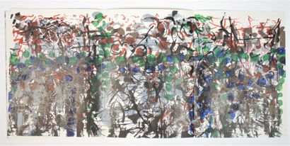 DERRIERE LE MIROIR - N° 185 - RIOPELLE -1970
Texte...