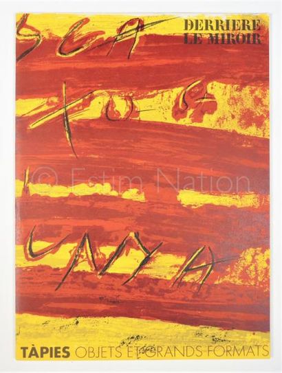 DERRIERE LE MIROIR - N° 200 - TAPIES - 1972
Texte...