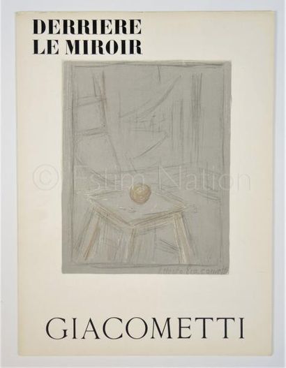 DERRIERE LE MIROIR N° 65 - GIACOMETTI - 1954
En...