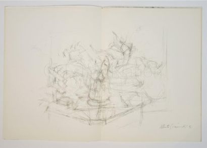 DERRIERE LE MIROIR N° 65 - GIACOMETTI - 1954
En...