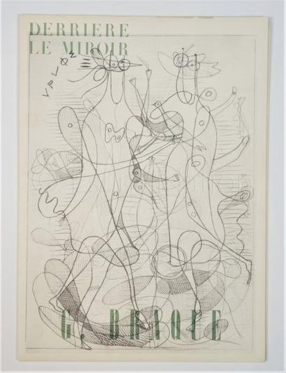 DERRIERE LE MIROIR-N° 71- 72- BRAQUE - 1954-1955
En...