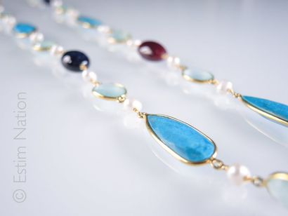 SAUTOIR SAPHIRS MULTICOLORES, PERLES, …
Sautoir...