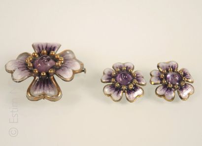 Emaux de Limoges
Lot de bijoux en émail de...