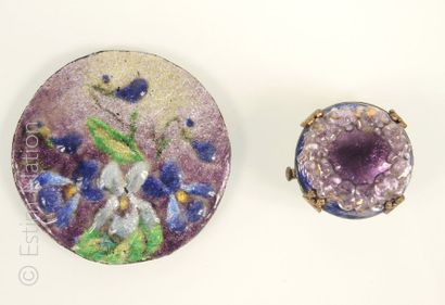 Emaux de Limoges
Lot de bijoux en émail de...