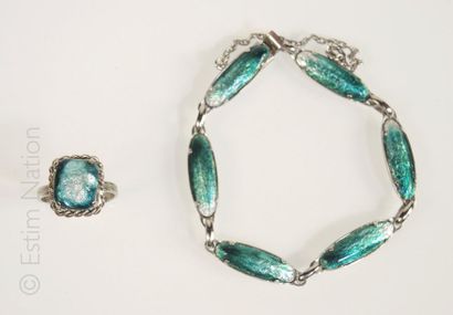 Emaux de Limoges
Lot de bijoux en émail de...