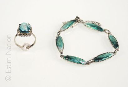 Emaux de Limoges
Lot de bijoux en émail de...