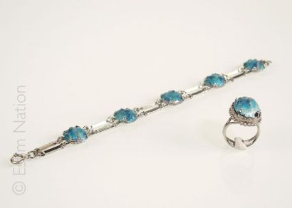 Emaux de Limoges
Lot de bijoux en émail de...