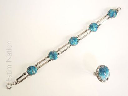 Emaux de Limoges
Lot de bijoux en émail de...