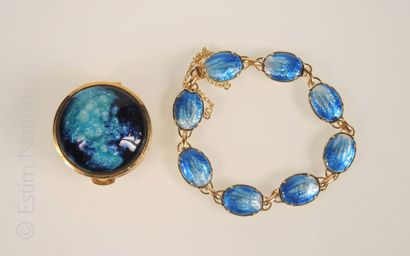 Emaux de Limoges
Lot de bijoux en émail de...