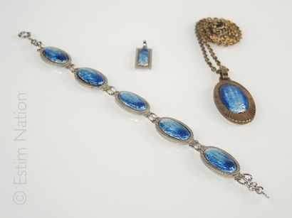 Emaux de Limoges
Lot de bijoux en émail de...