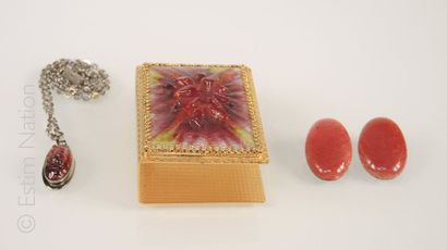 Emaux de Limoges
Lot de bijoux en émail de...