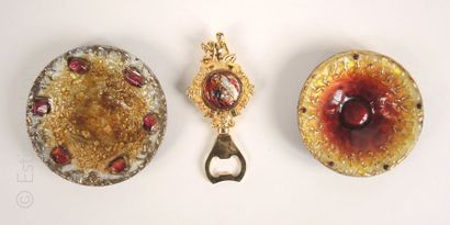 Emaux de Limoges
Lot d'objets en émail de...