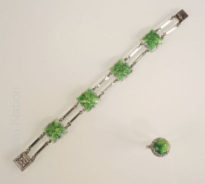 Emaux de Limoges
Lot de bijoux en émail de...