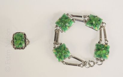 Emaux de Limoges
Lot de bijoux en émail de...