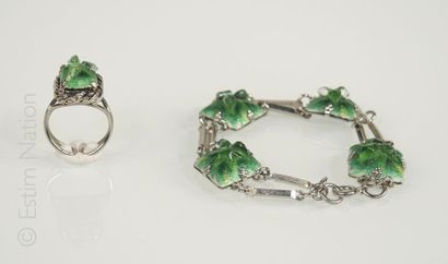 Emaux de Limoges
Lot de bijoux en émail de...