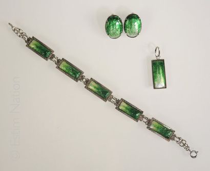 Emaux de Limoges
Lot de bijoux en émail de...