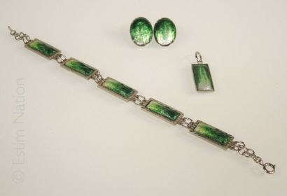 Emaux de Limoges
Lot de bijoux en émail de...