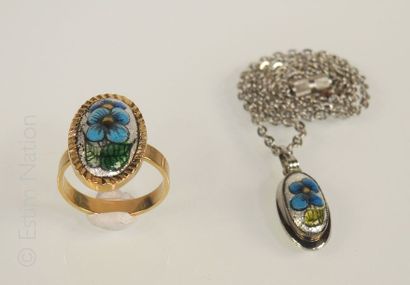 Emaux de Limoges
Lot de bijoux en émail de...