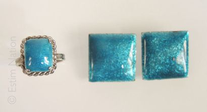 Emaux de Limoges
Lot de bijoux en émail de...