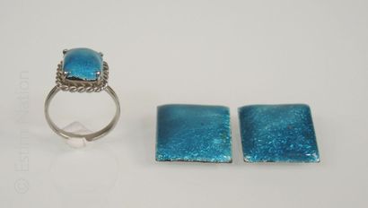 Emaux de Limoges
Lot de bijoux en émail de...