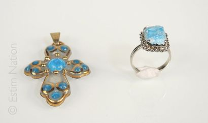 Emaux de Limoges
Lot de bijoux en émail de...