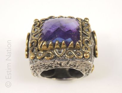 BAGUE AMETHYSTE
Importante bague en argent...