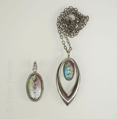 Emaux de Limoges
Lot de bijoux en émail de...
