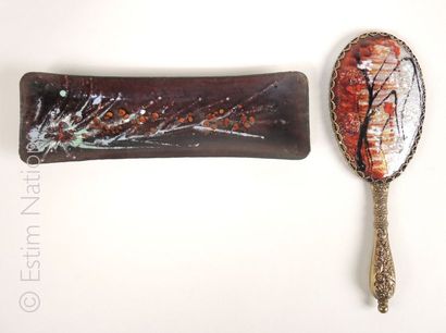 Emaux de Limoges
Lot d'objets en émail de...