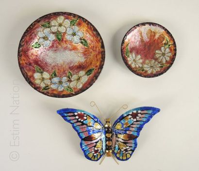 Emaux de Limoges
Lot d'objets en émail de...