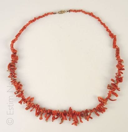 COLLIER CORAIL
Un collier en chute de rameaux...