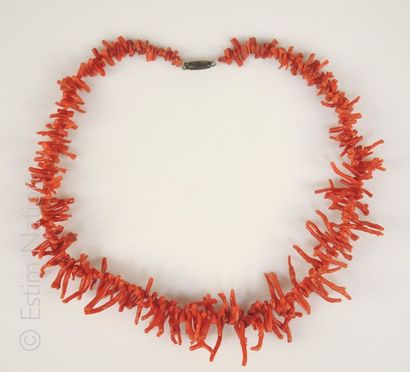 COLLIER CORAIL
Un collier en chute de rameaux...