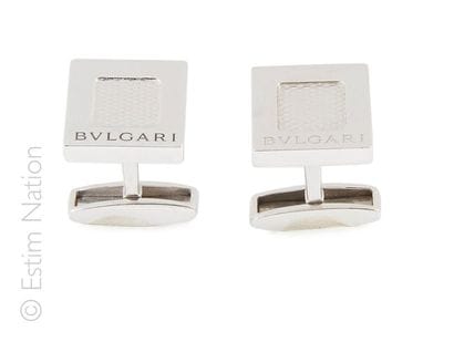 BULGARI
Paire de boutons de manchettes en...