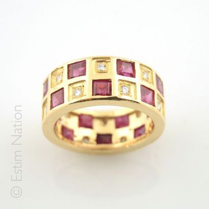 BAGUE RUBIS DIAMANTS
Bague de petit doigt...